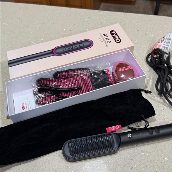 TYMO Hair Straightening Brush with Accessories - Picture 1 of 4
